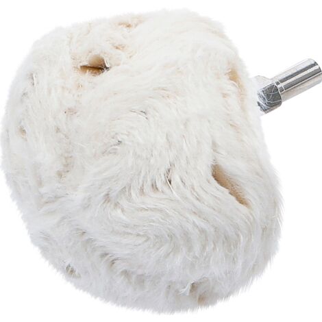 Tête de polissage forme de champignon empreinte six pans mâle, 6,3 mm (1/4") (1/4)