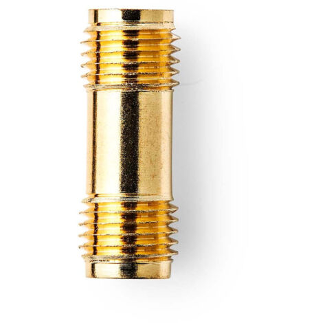 Adaptateur sma sma femelle sma femelle plaque or 50 ohm droit cuivre or 2 pcs boite (1/3)