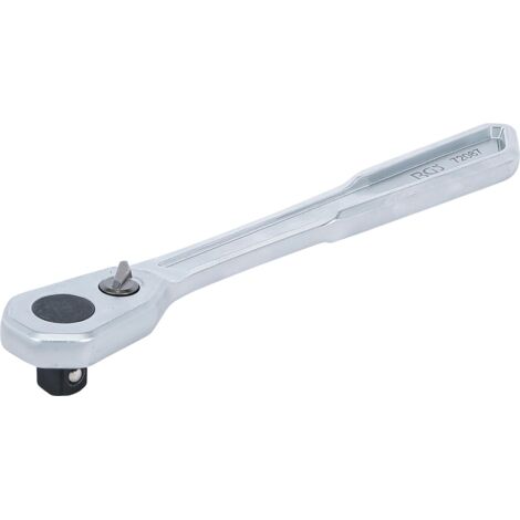 CLIQUET RÉVERSIBLE EXTRA-PLAT À DENTURE FINE 12,5 MM (1/2'') BGS 72087 (1/6)
