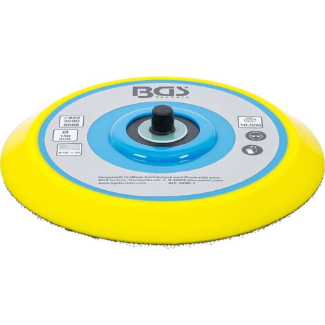 BGS Plateau velcro pour art. 3290 / 8688 Ø 150 mm - 3290-1 (1/4)