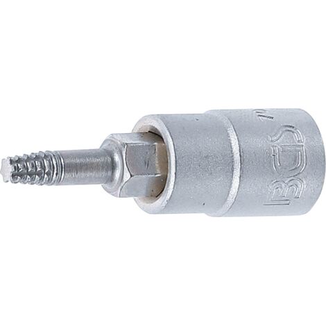 Douille à embouts extracteurs de vis 6,3 mm (1/4") pour profil T (pour Torx) défectueux T15 (1/2)