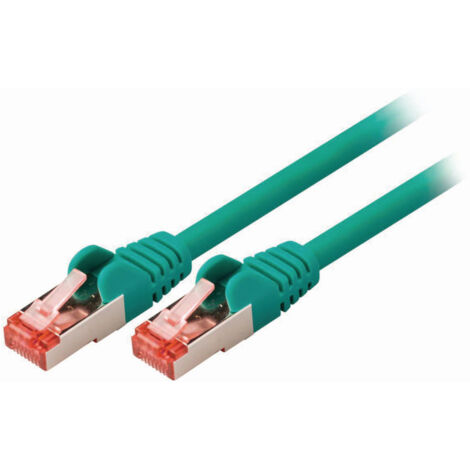Cable reseau cat6 rj45 male rj45 male sftp 100 m rond lszh vert enveloppe (1/2)