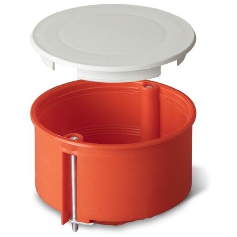 Boîte d'encastrement PO-70, pour murs en plaques de plâtre, orange (1/4)