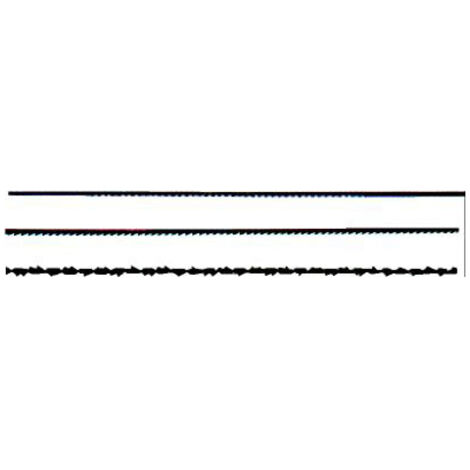 Bahco – Lame de scie à chantourner pour métal 130 mm 30271M12P – Lot de 12 lames en acier – Découpe précise pour modélisme et ébénisterie - X088951