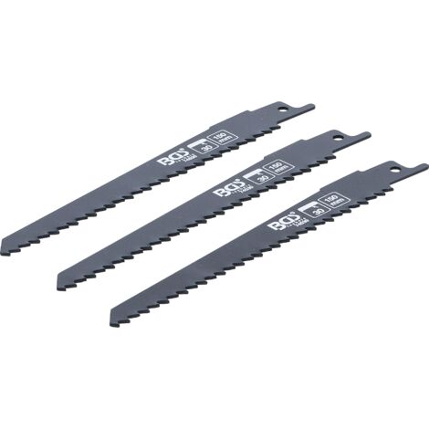 Jeu de lames de scie sabre  pour bois  pour art. 7367  3 pcs. (1/3)