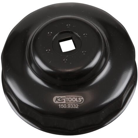 KS Tools - Cloche pour filtre à huile 3/8'', diamètre 90 mm - 150.9332 (1/3)
