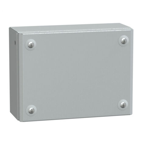boite acier - spacial sbm - 150 x 200 x 80 mm - couvercle plein - schneider electric nsysbm15208 (1/3)