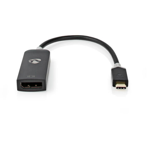 CCBW64352AT02 Câble Adaptateur USB-C USB-C Mâle - DisplayPort Femelle 0,2 m Anthracite (1/3)