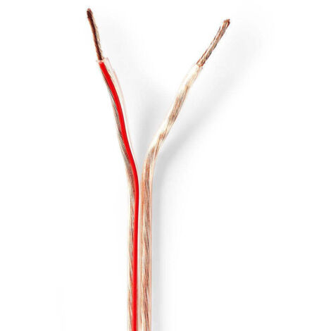 Cable de raccordement 2x 150 mm cable de raccordement 150 m rond pvc transparent enrouleur (1/2)