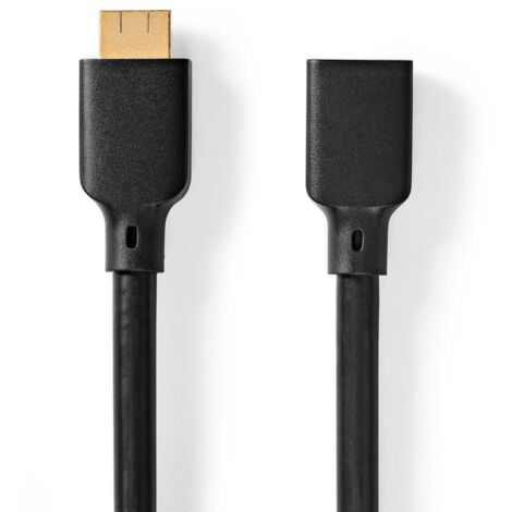 CVGB35090BK20 Câble ultra haute vitesse HDMI HDMI Connecteur HDMI Femelle 8K@60Hz 48 Gbps 2.00 m Rond 7.9 mm Noir Boîte (1/3)