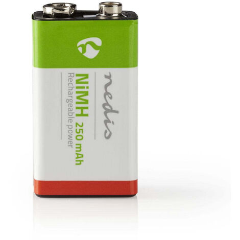 Batterie rechargeable NiMH Nedis BANM9HF91B E-block 8,4 V 250 mAh Blister (1/2)