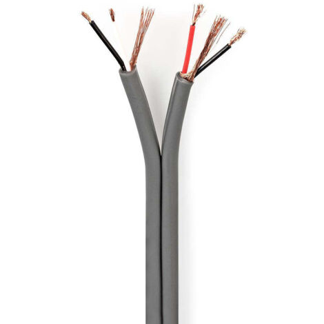 Cable de raccordement 2x 016 mm cable de raccordement 1000 m rond pvc morkgra rulle (1/2)