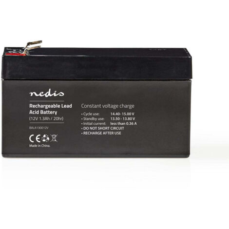 Batterie plomb acide rechargeable plomb acide rechargeable 12 v 1300 mah (1/5)