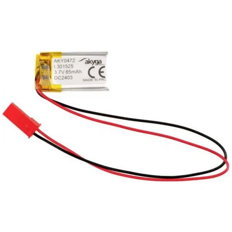Akyga LP301525 Pack de piles rechargeables x batterie spéciale LiPo 3.7 V 85 mAh Y636533 (1/3)