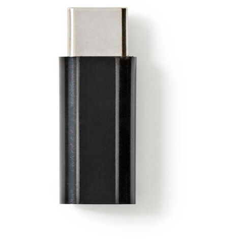 Adaptateur usb c usb 20 usb c male usb micro b femelle 480 mbps rond plaque or anthracite boite (1/5)