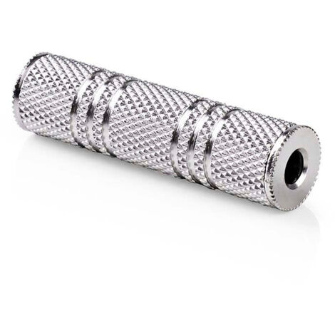 Adaptateur audio stereo 35 mm hona 35 mm hona plaques de nickel rak metal argent 1 pc verrouillage (1/5)