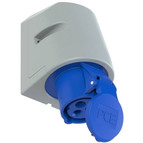 Prise murale femelle CEE-CARA 16 A 3 pôles PCE 113-6tt 230 V bleu 1 pc(s) X91754