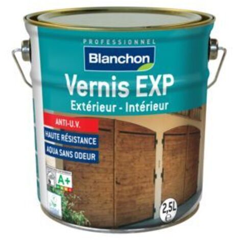Blanchon – Vernis marin satin chêne doré 2,5L – Haute résistance aux UV et intempéries – Applicabilité excellente avec séchage rapide