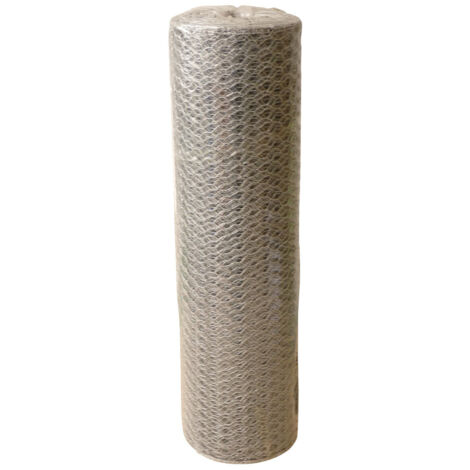 Filiac – Grillage triple torsion galvanisé 40mm H 0,50m L 10m – Résistant et durable pour chantiers extérieurs – Maille 40mm