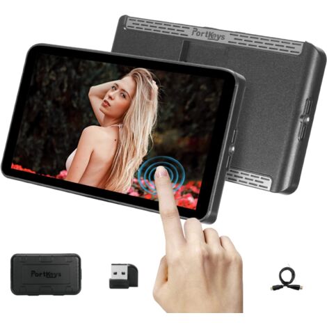 PortKeys LH7P Monitor de camera Monitor de camera de wireless Control LUT output 4K 3D de 7" de Haute luminosité 1920X1080 1000nit 1080P60 Sortie HDMI pour BMPCC 4K (Zoom) BMPCC 6KBMPCC 6K Pro.