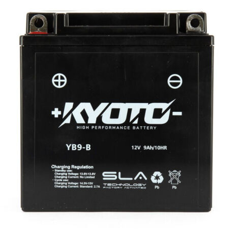 Batterie YB9-B SLA-AGM - Sans Entretien - Prête à l'Emploi (1/2)