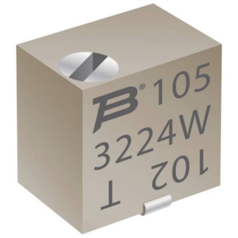 Bourns 3224W-1-502E Trimmer Cermet linéaire 0.25 W 5 kΩ 4320 ° 1 pc(s) R089172 (1/2)