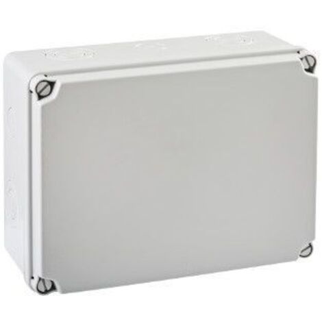 IDE – Coffret série Light étanche IP65 180x241x95mm – 10 affaiblissements – Pour installations électriques industrielles