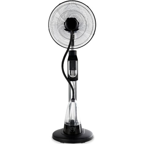 GSC – Ventilateur sur pied 40 cm 90W – Brumisateur avec autonomie 8h – Minuterie réglable – Télécommande incluse – Mode ECO