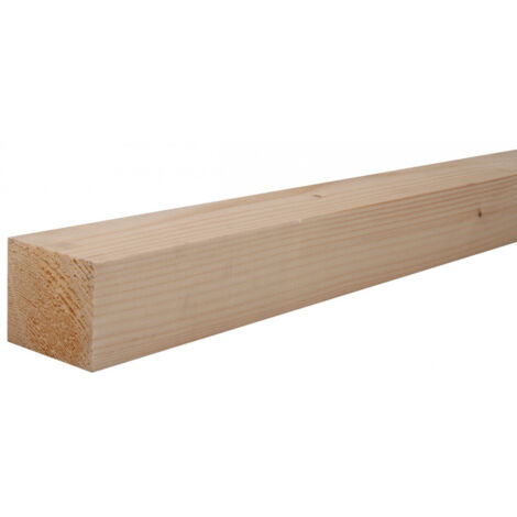 Carrelet sapin 60x60mm pour charpente et ossature – Longueur 2.40m – Bois brut prêt à l'emploi – Stabilité renforcée – Sotrinbois