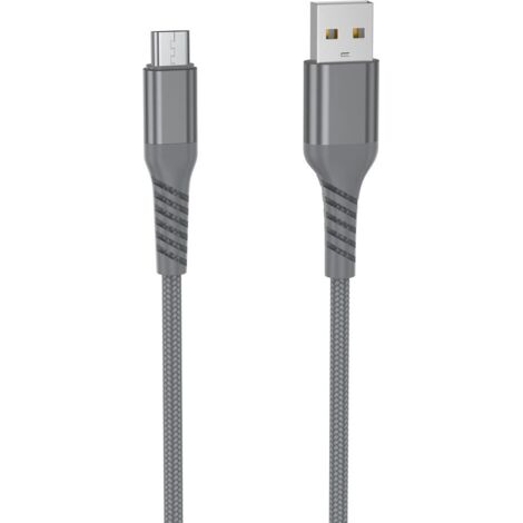 C ble USB/Micro-USB m le/m le avec cordon en nylon + kevlar 400D (1/3)