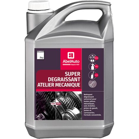 ABEL - DETERGENT, DEGRAISSANT POUR PIECES MECANIQUES 5L - 015205 - Ce produit de marque ABEL est neuf.