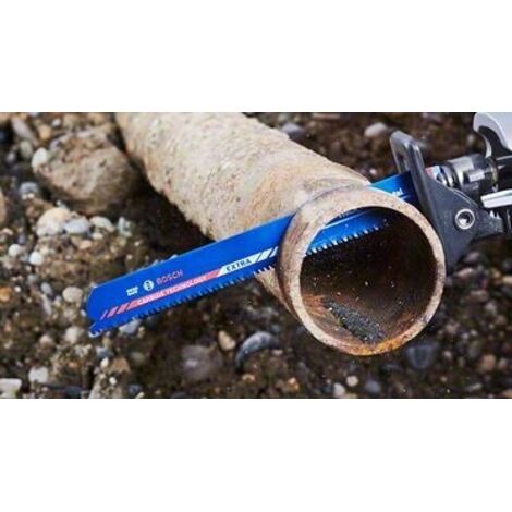 3 Lames Scie Sauteuse Bim Speed Metal 92mm, Pas : 1,2mm T121Af - Bosch Professional