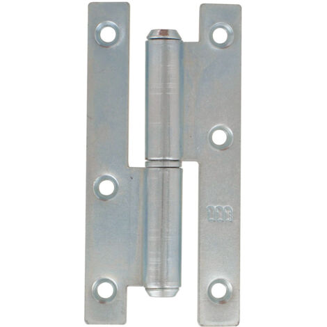 Paumelle Menuiserie Bois Bout Rond La Loutre Sedan® Bg Gauche 110 X 55