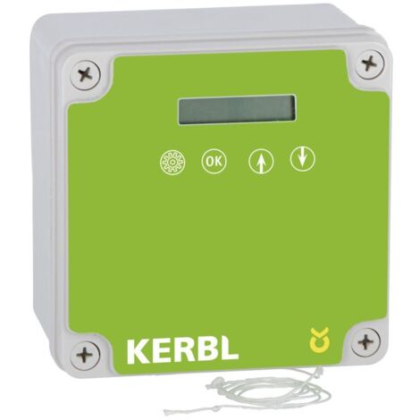 Porte automatique de poulailler coulissante 300 x 400 mm – Capteur de luminosité – Programmation horaire – Sécurité intégrée – Kerbl