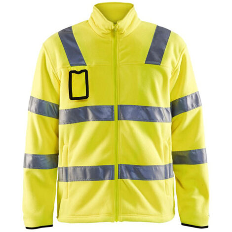 Veste de travail polaire haute visibilité 4833 - Jaune fluo XL (1/4)
