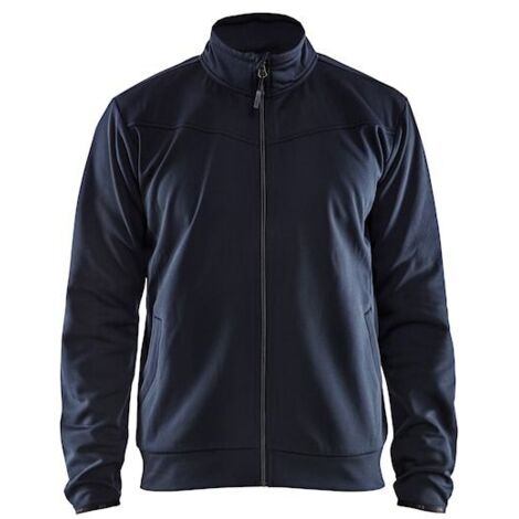 Sweat de travail zippé 3362 - Marine foncé/Noir S (1/4)