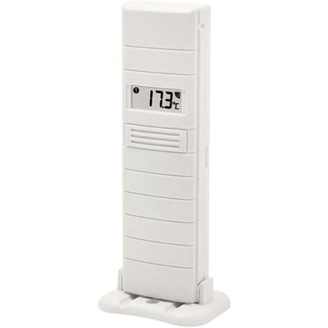 Capteur thermo/hygrométrique radio 868 MHz – Plage de mesure -39,9 °C à +59,9 °C – Humidité 1 % à 99 % H.R. – Portée 100 m – Technoline