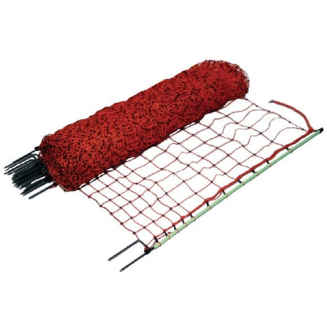 Filet pour enclos de moutons et chèvres – Clôture électrique mobile 50m – Hauteur 106cm – Piquets montés pour installation rapide – Gallagher - 022212GAL