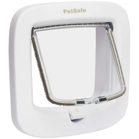 Les Tendances – Chatière à verrouillage manuel 21.9x21.9cm – Système de verrouillage 4 positions – Pour chat jusqu'à 7kg – Installation facile (1/8)