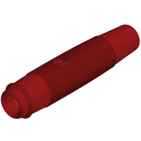 Fiche banane femelle Ø de la broche: 4 mm SKS Hirschmann KUN 30 Au 931804701 rouge 1 pc(s) D25688 (1/5)
