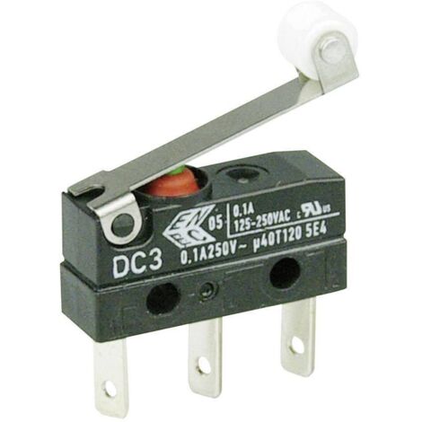 ZF DC3C-L1RC Microrupteur DC3C-L1RC 250 V/AC 0.1 A 1 x On/(On) IP67 à rappel 1 pc(s) D73214 (1/2)