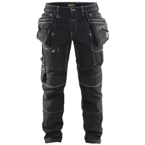 Pantalon de travail X1900 artisan stretch 2D 1990 - Noir XL - FR(48) - SE(C54) - Longues