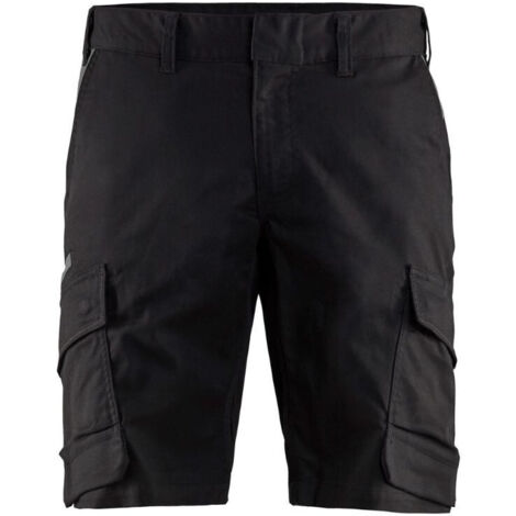 Short de travail pour l'Industrie stretch 2D 1446 - Noir/Gris foncé 3XL - FR(56) - SE(C62) - Standards (1/4)