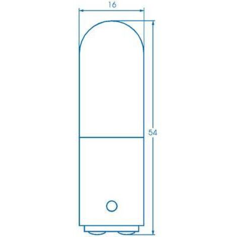 Barthelme 00122610 Petite ampoule tubulaire 220 V, 260 V 6 W, 10 W BA15d clair 1 pc(s) S10929 (1/2)