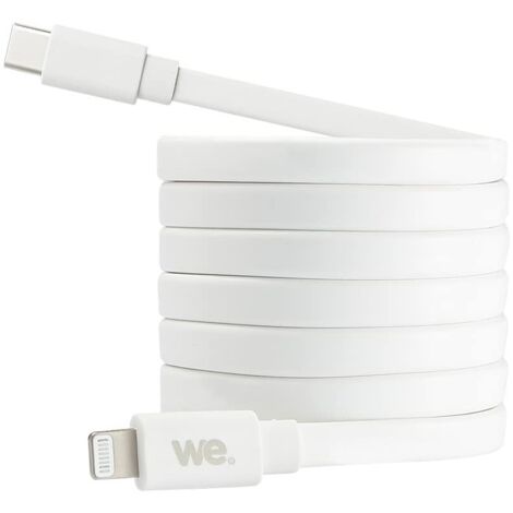 C ble USB-C/Lightning m le/m le plat 1m (1/3)