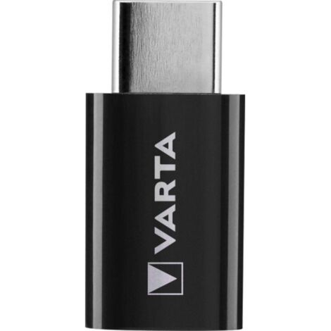 Varta USB 2.0 Adaptateur [1x USB-C® mâle - 1x Micro USB femelle] Charge & Sync Adap. S224001 (1/8)