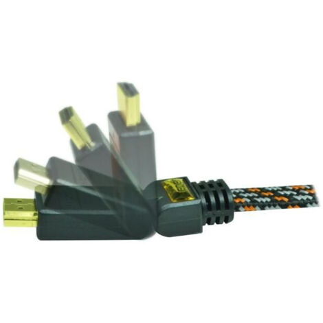 Cable HDMI 1.4 haute définition 2 METRES FULL HD 1080p 3D HDCP (1/2)