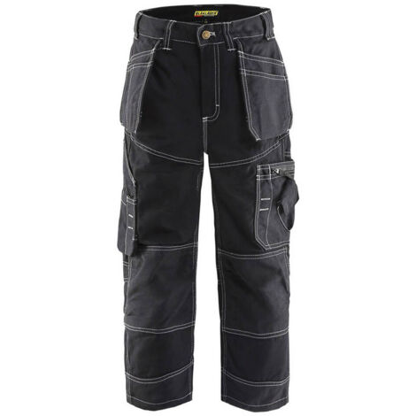 Pantalon de travail X1500 enfant - Noir 128cm (1/4)