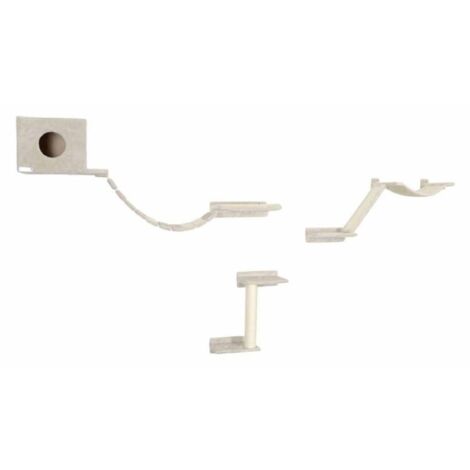 Mur d'escalade pour chats Mount Everest Bois Beige Kerbl (1/5)