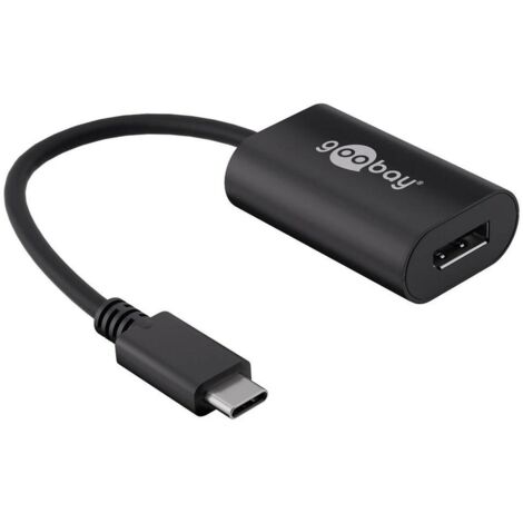 38530 Goobay Adaptateur USB 3.1 Type-C / DisplayPort (M/F) - Adaptateur USB-C 3.1 vers DisplayPort - Mâle / Femelle (compatible 4K) (1/3)